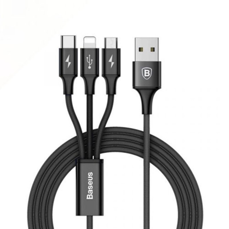 Baseus Rapid Series  3-in-1 Data Cable