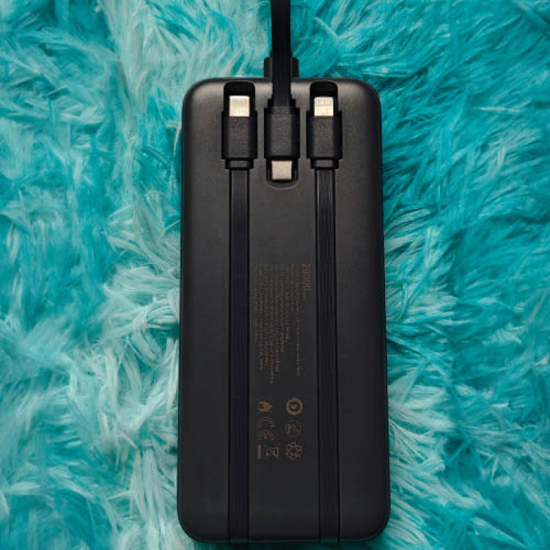 QCY Pulse PB20D 20000mAh(22.5W) Power Bank With 3 Cables