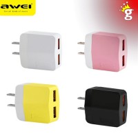 Awei C-960 USB Fast Charger With Double Ports