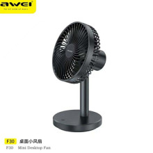 Awei F30 Mini Portable Rechargeable Desk Stand Fan