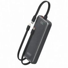 QCY Pulse PB10H 10000mAh(22.5W) Power Bank With 3 Cables